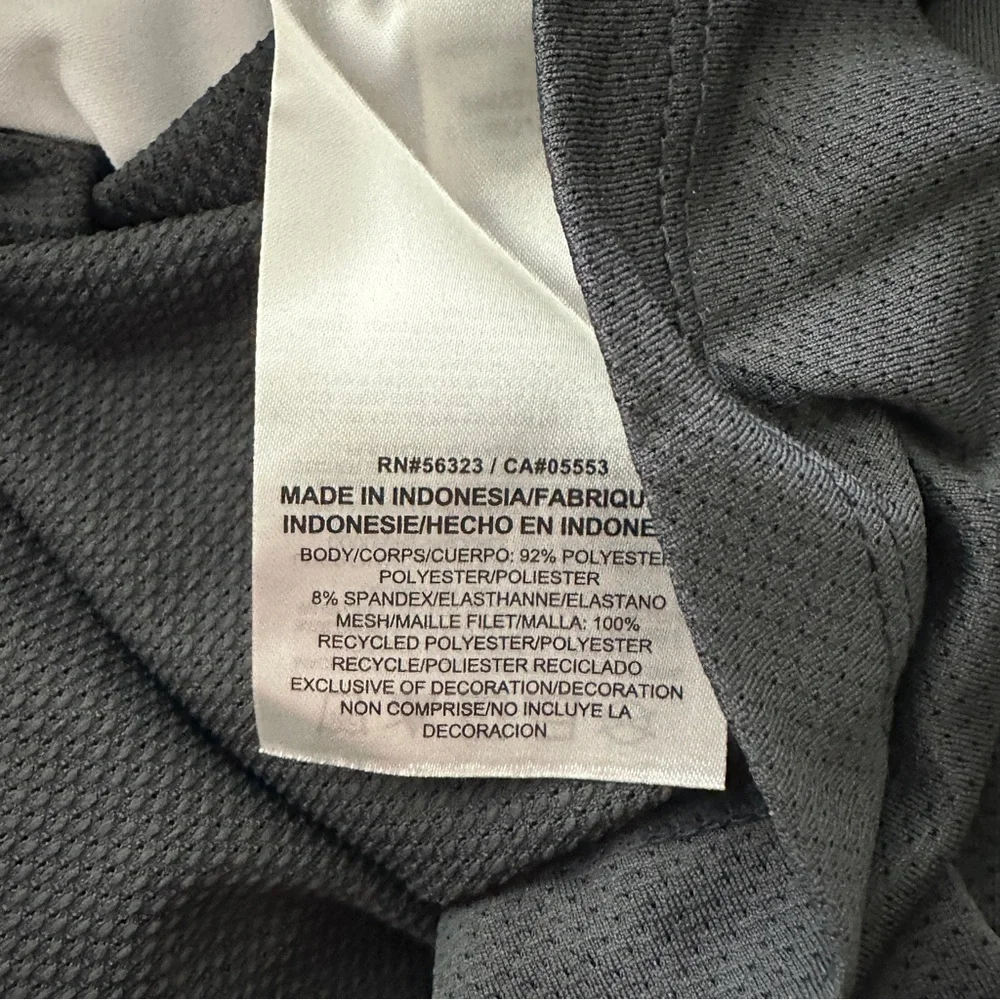 Nike Gray White Long Sleeve Athletic Volleyball Jersey Top Size Various